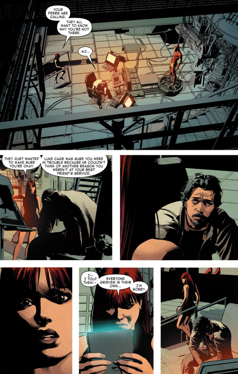 Illustration for article titled Why Iron Man Wasn't at War Machine's Funeral